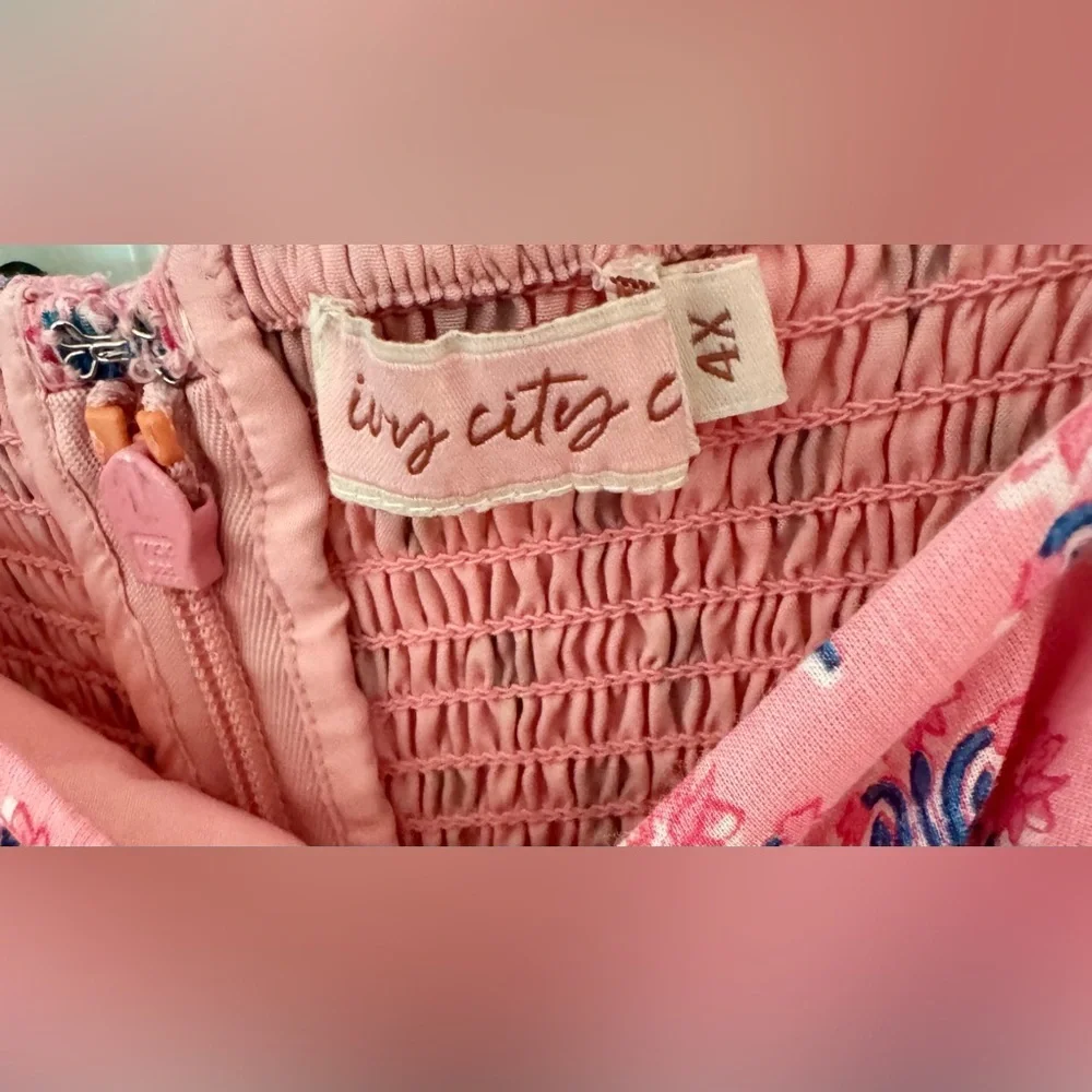 Ivy City Co Catalina Floral Midi Dress in Pink - Picture 7 of 11